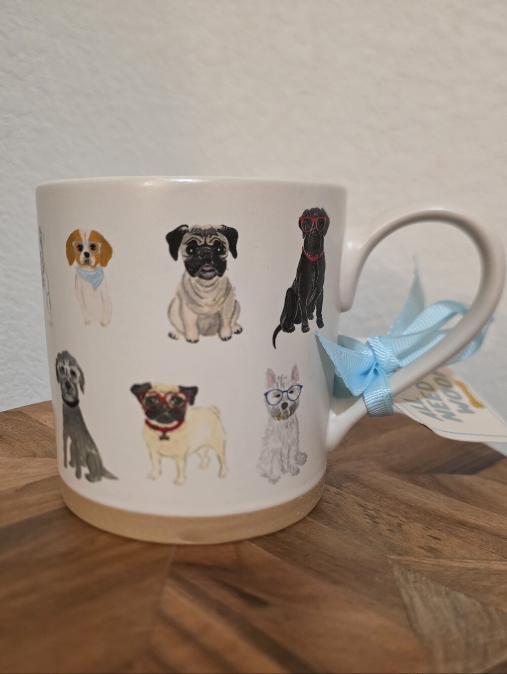 Sunday Morning Ceramics Cute Dog Pattern Ceramic Mug